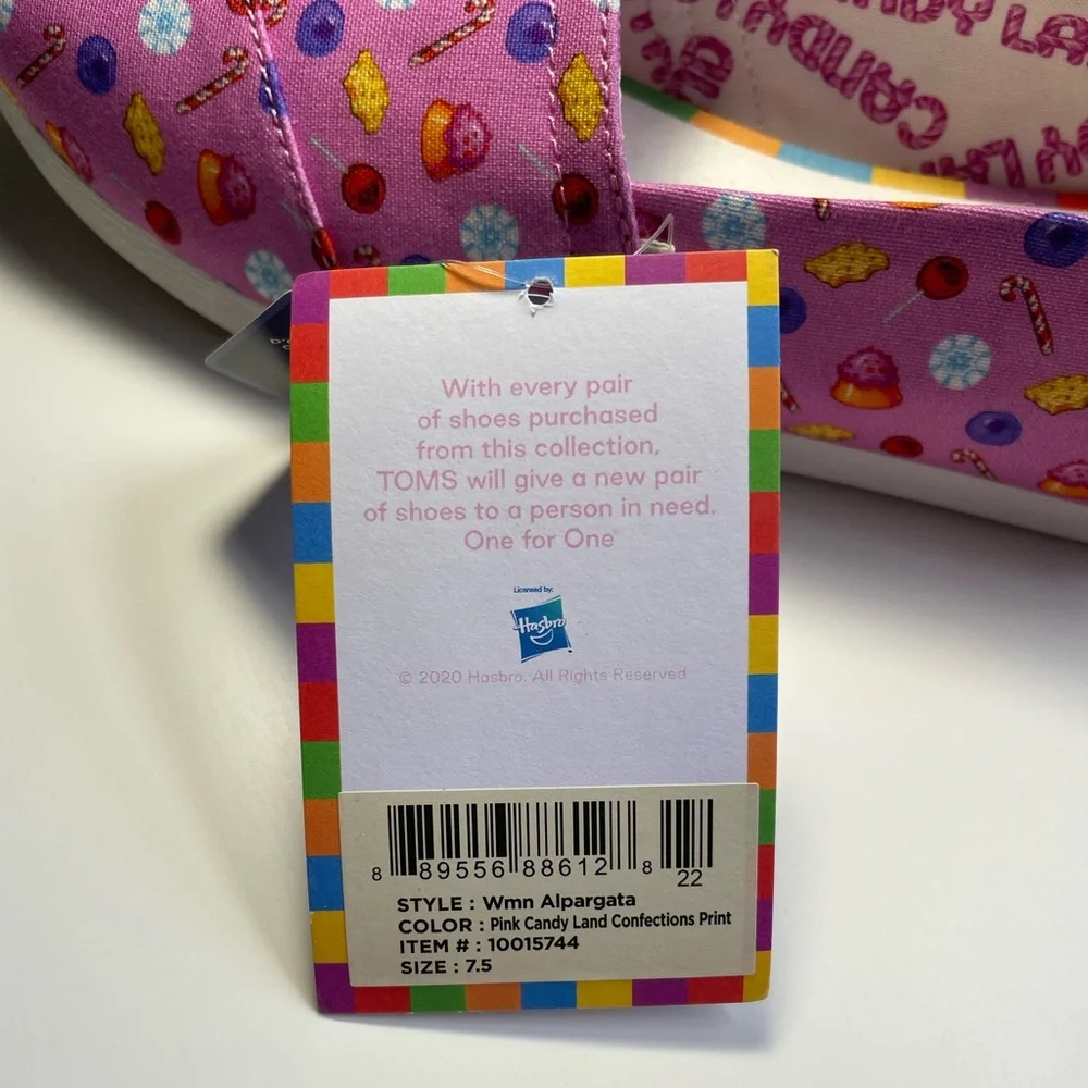 Candy Land TOMS LTD Edition NWT - Picture 8 of 10